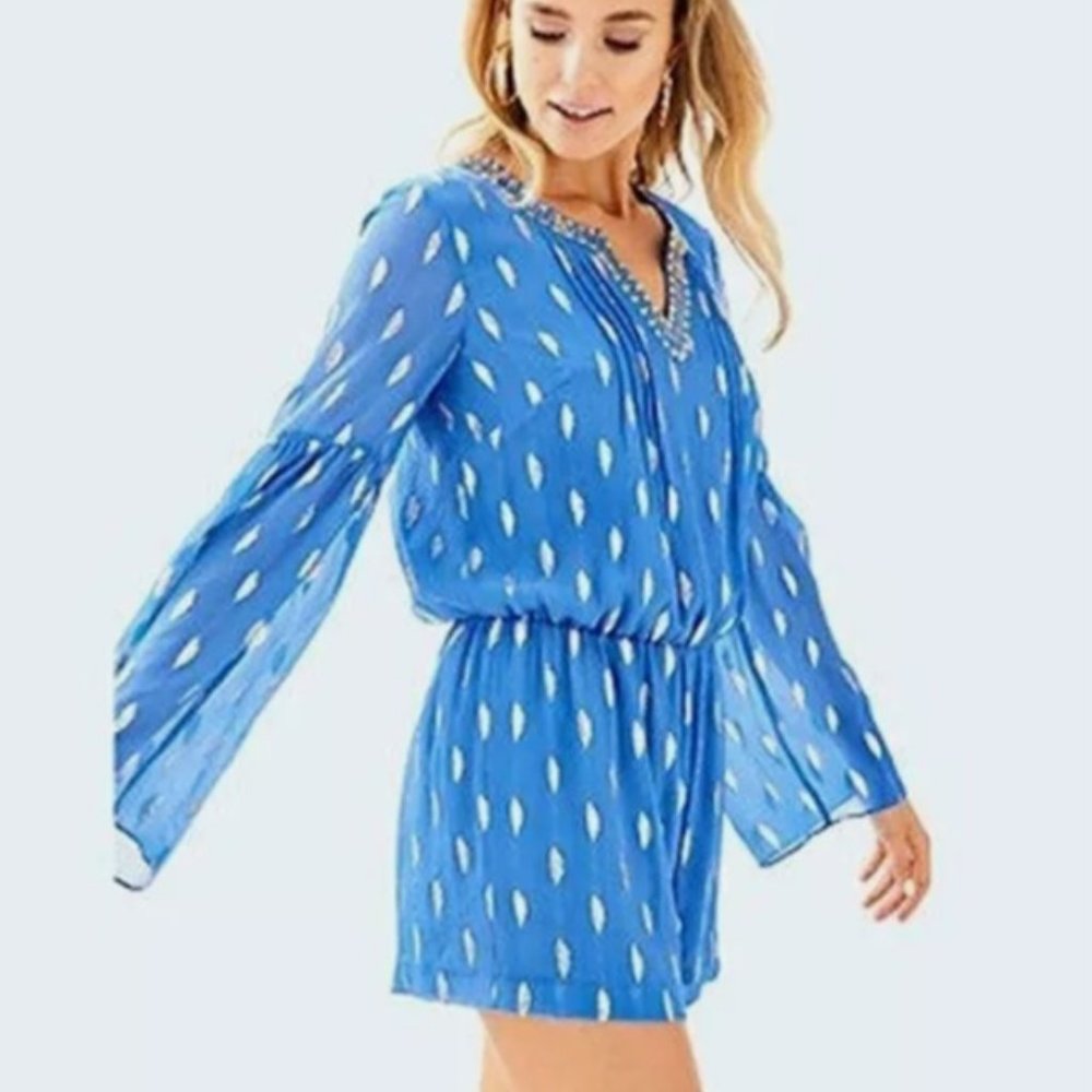 Lilly Pulitzer Women's Ariele Silk Romper M